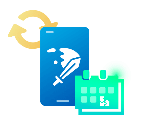 regular new content releases